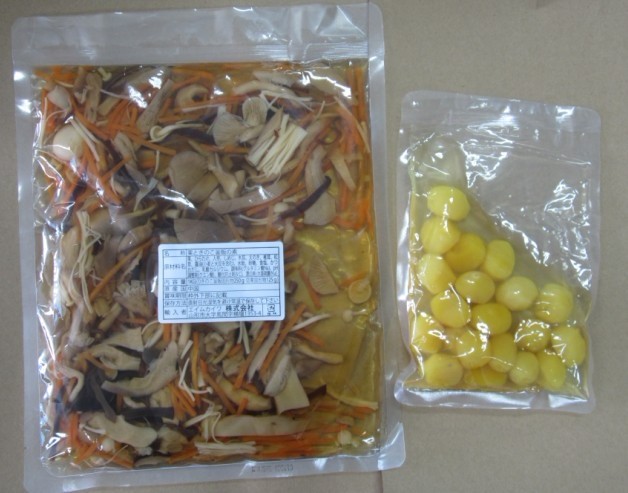 板栗蘑菇釜饭